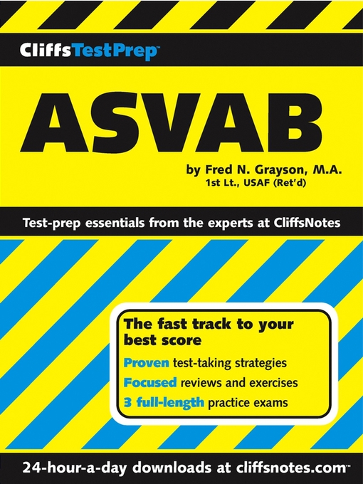 Title details for CliffsTestPrep ASVAB by Fred N. Grayson - Available